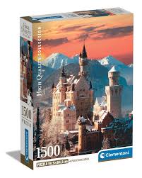 Puzzle Clementoni  1500 NEUSCHWANSTEIN COMPACT BOX