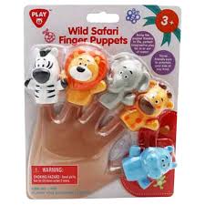 Wild Safari Finger Puppets - Marionete de deget Safari