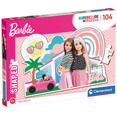 Puzzle Clementoni  104 SHAPED BARBIE -3-
