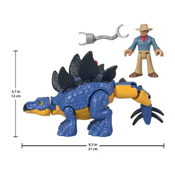 Mattel  Jurassic World Imaginext - Stegosaurus, 12 cm