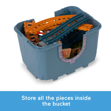 Set constructie sine Thomas & Friends cu locomotiva Percy