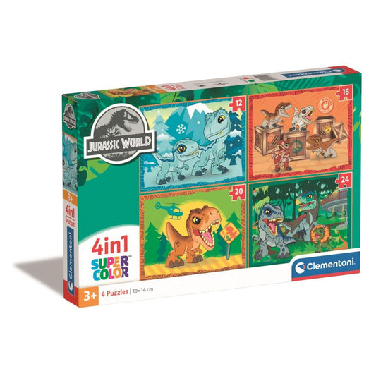 Puzzle Clementoni 4 In 1 - Jurassic World