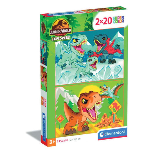 Puzzle Clementoni 2x20 Piese - Jurassic World