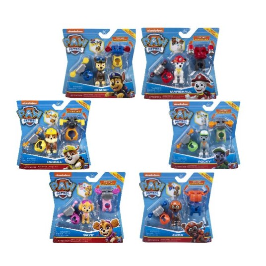 SpinMaster-Figurine actiune Paw Patrol cu 2 uniforme - Chase