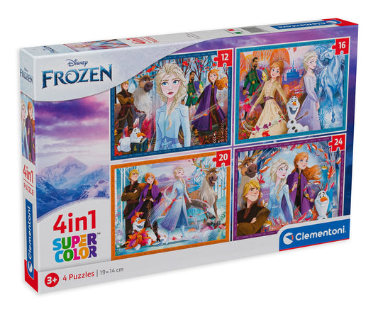 Puzzle Clementoni 4 In 1 - Frozen