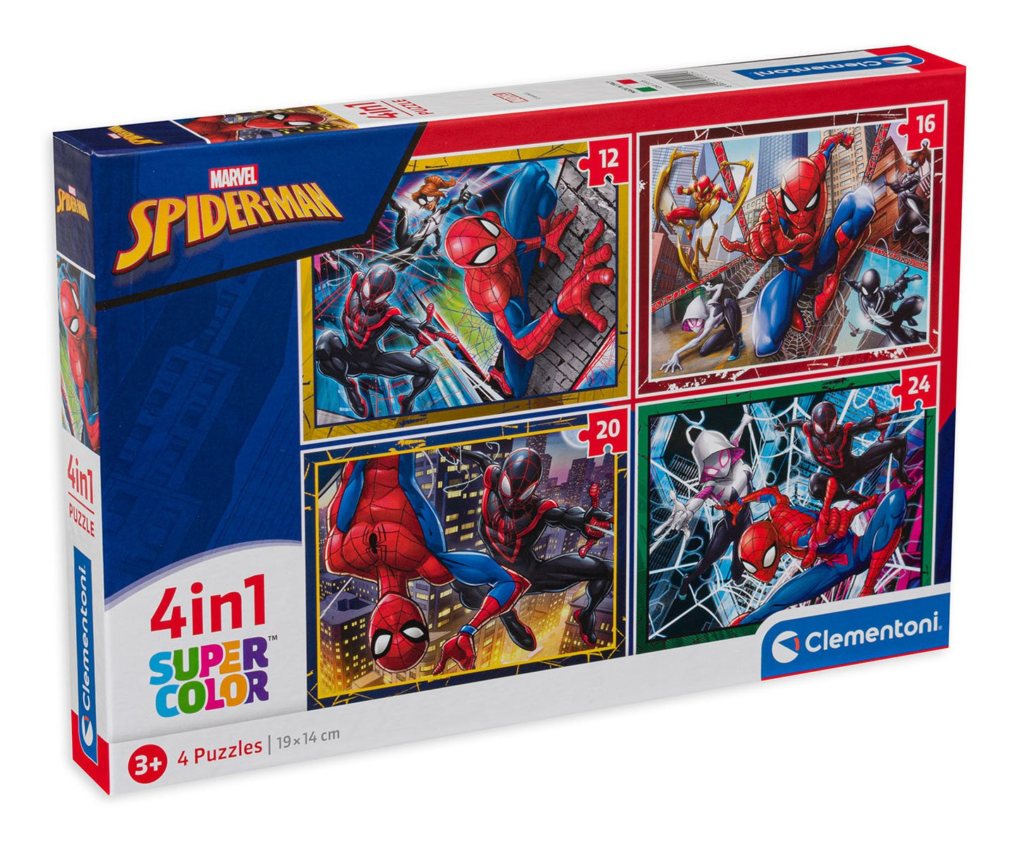 Puzzle Clementoni 4 In 1 - Spider-Man
