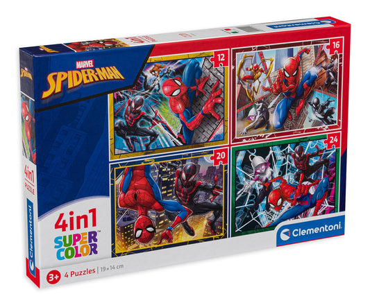 Puzzle Clementoni 4 In 1 - Spider-Man