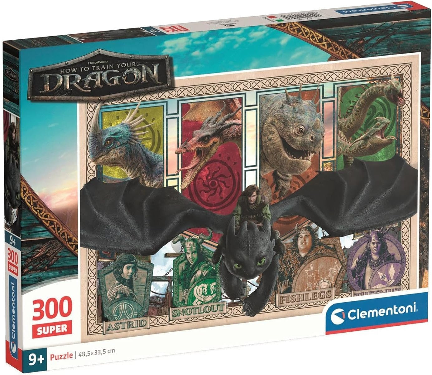 Puzzle Clementoni 300 Piese - How to Train your Dragon 2025