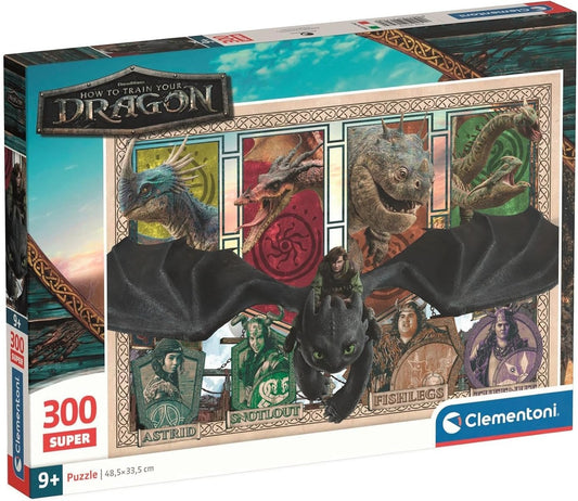 Puzzle Clementoni 300 Piese - How to Train your Dragon 2025