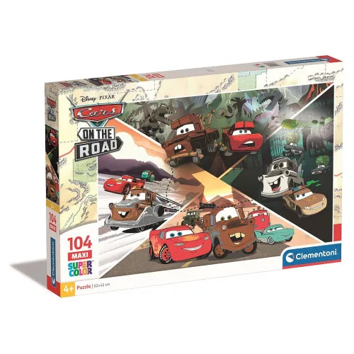 Puzzle Clementoni Super 104 Piese - Cars