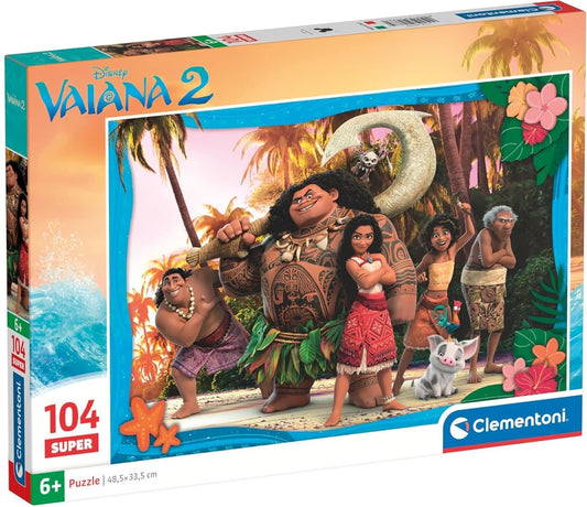 Puzzle Clementoni 104 Piese - Vaiana 2
