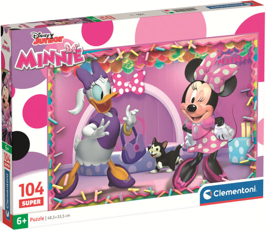 Puzzle Clementoni Super 104 Piese - Minnie si Daisy