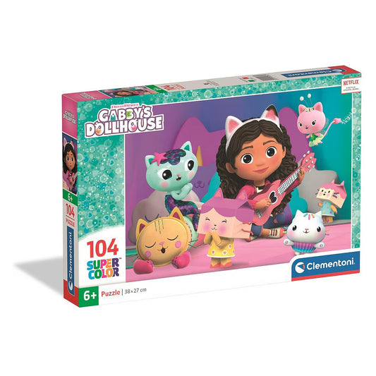 Puzzle Clementoni 104 Piese - Gabby'S Dollhouse (model 1)