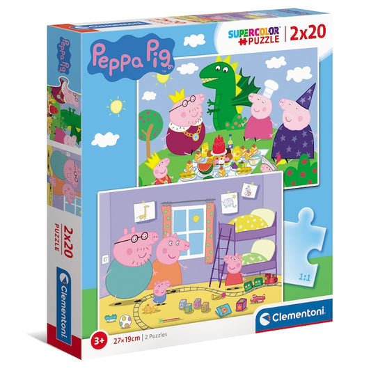 Puzzle Clementoni 2x20 Piese - Peppa Pig