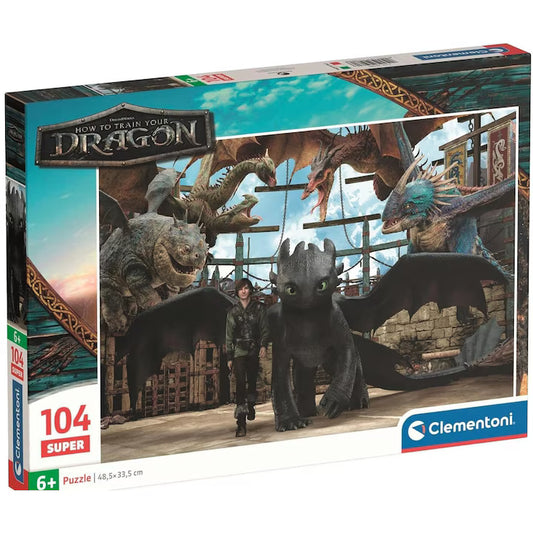 Puzzle Clementoni  104 SUPER HOW TO TRAIN YOUR DRAGON