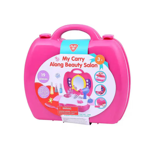 My Carry Along Beauty Salon - Salon De Frumusete In Cutie Cu 19 Piese