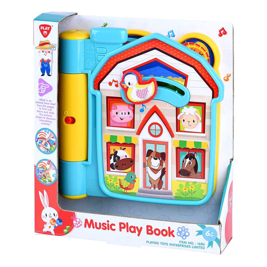 Music Play Book - Carte Muzicala Cu Animale De La Ferma