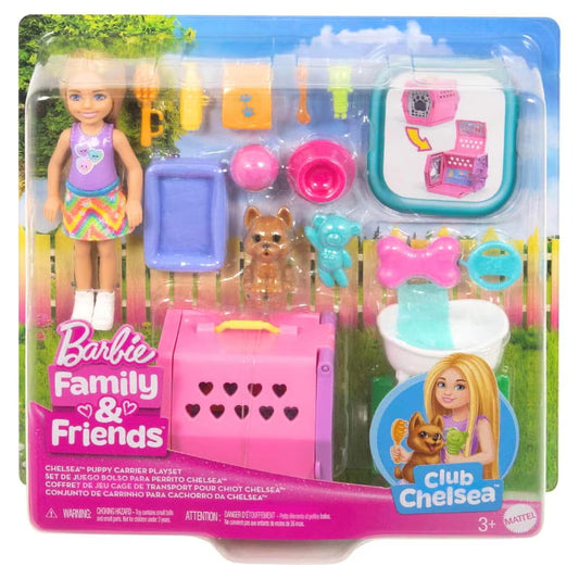 Mattel  Set Barbie Chelsea Can Be cu papusa, 20 piese