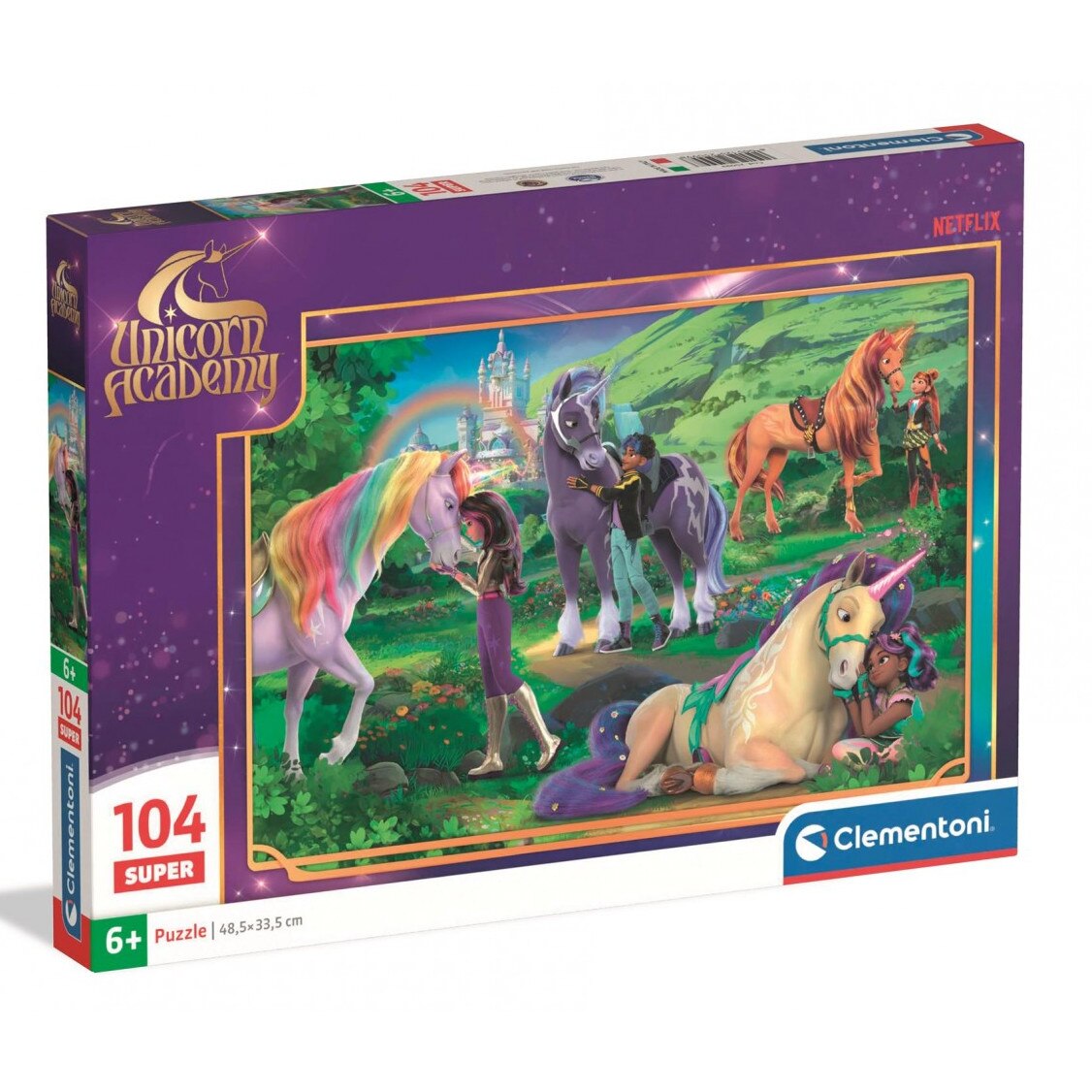 Puzzle Clementoni  104 SUPER UNICORN ACADEMY -2-