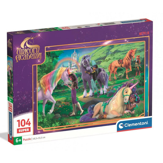 Puzzle Clementoni  104 SUPER UNICORN ACADEMY -2-