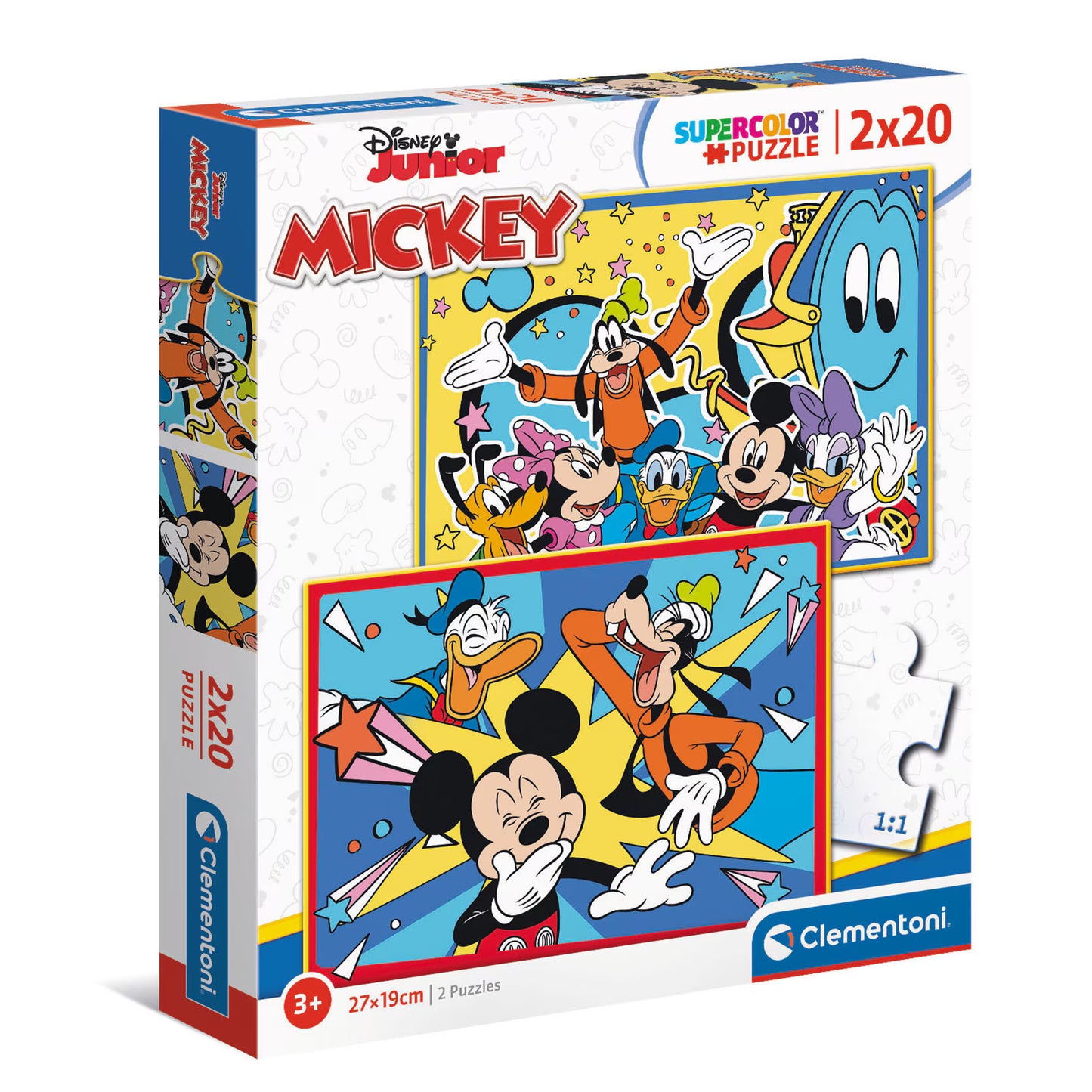 Puzzle Clementoni 2x20 Piese - Mickey si Prietenii