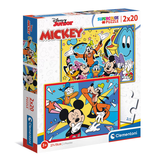 Puzzle Clementoni 2x20 Piese - Mickey si Prietenii