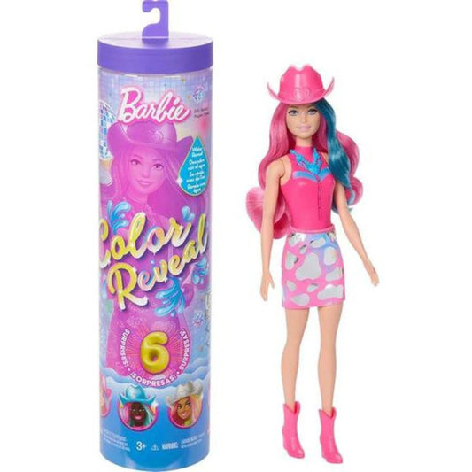Mattel  Barbie: Papusa surpriza Color Reveal - Disco Star