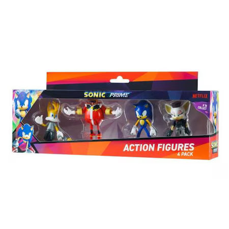 Sonic Prime Set 4 figurine actiune - (Tails, Rouge)