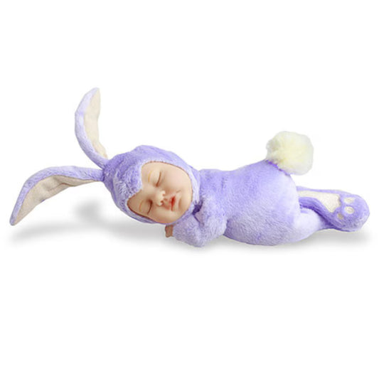 Anne Geddes - Pui de iepuras 23 cm - mov