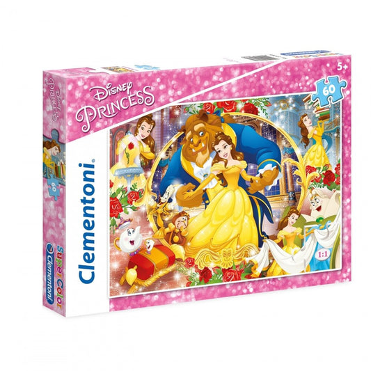Puzzle Clementoni 60 Piese - Disney Princess cu Animalute