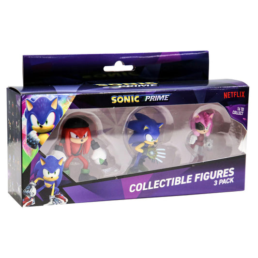 Sonic Prime Set 4 figurine actiune - (Knuckles,Amy Rose)