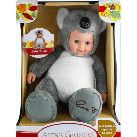 Anne Geddes - Pui de Koala 23 cm - gri/alb