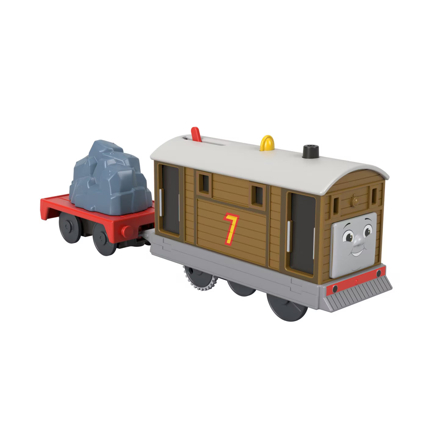 Mattel  Locomotiva motorizata Thomas si prietenii: Toby cu vagon
