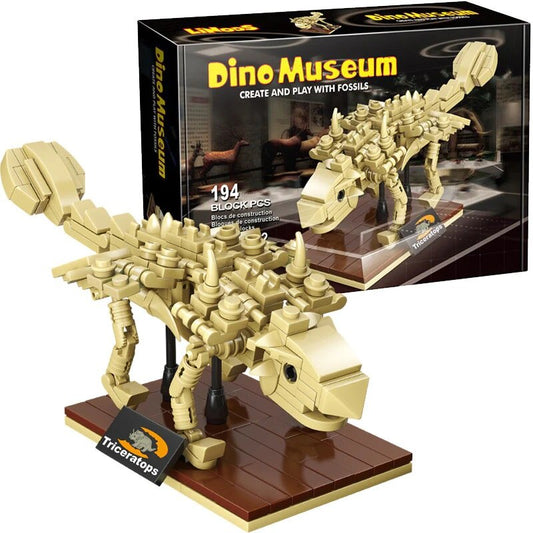 Fossil Building Blocks - Dino Museum - Ankylosaurus