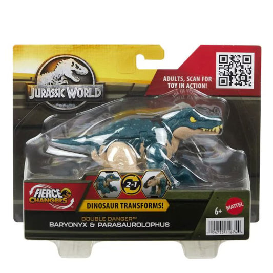 Mattel  Dinozaur Transforms - Baronyx & Parasaurolophus