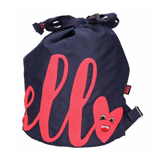 Top Model Rucsac Hello Albastru (36x17x26 cm)