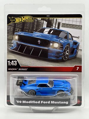 Mattel  Hot Wheels Premium  Modified Ford Mustang 69, 1:43