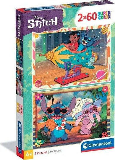 Puzzle Clementoni 2x60 Piese - Stitch 2025