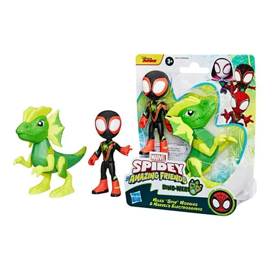 Spidey Prietenii Extraordinari - Set Miles Morales Si Electrozaur / 8