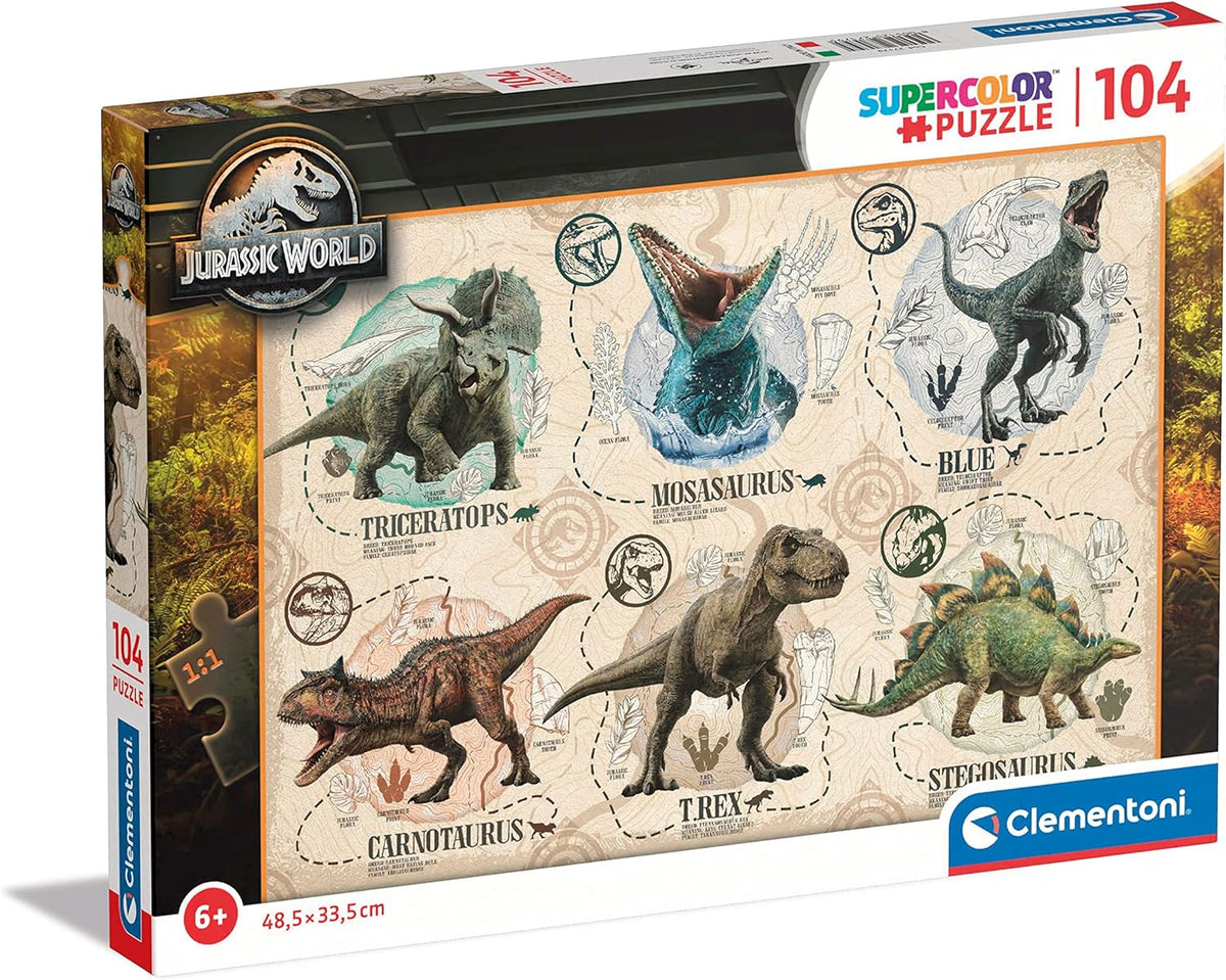 Puzzle 104 Piese - Jurassic World