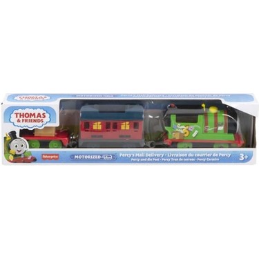 Thomas Track Master Locomotiva cu 2 vagoane Percy's Mail Delivery / 2