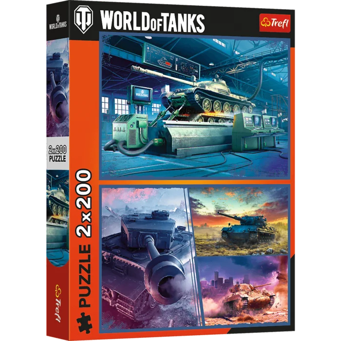 Puzzle 2x200 piese - WARGAMING World of Tanks