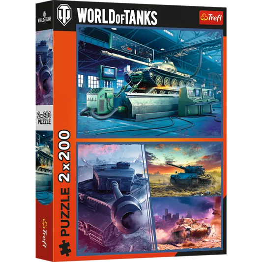 Puzzle 2x200 piese - WARGAMING World of Tanks