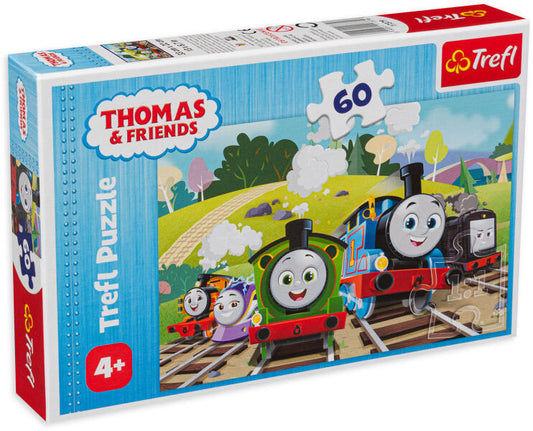 Puzzle 60 piese - Thomas in excursie