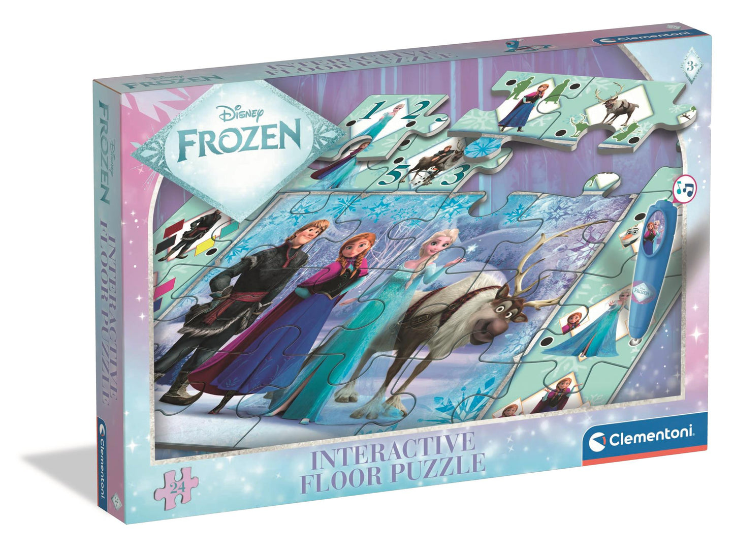 Covor Puzzle Interactiv - 24 piese - Frozen / 6