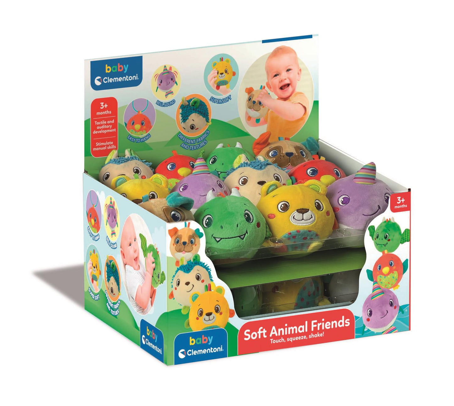 Soft Animal Friends - Plus Moale Squeeze 10 Cm - Diverse / 24