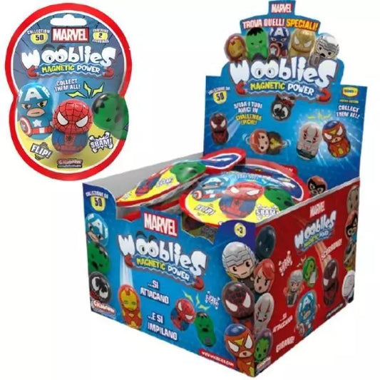 Set 2 figurine Wooblies Marvel - Magnetic Power / 12