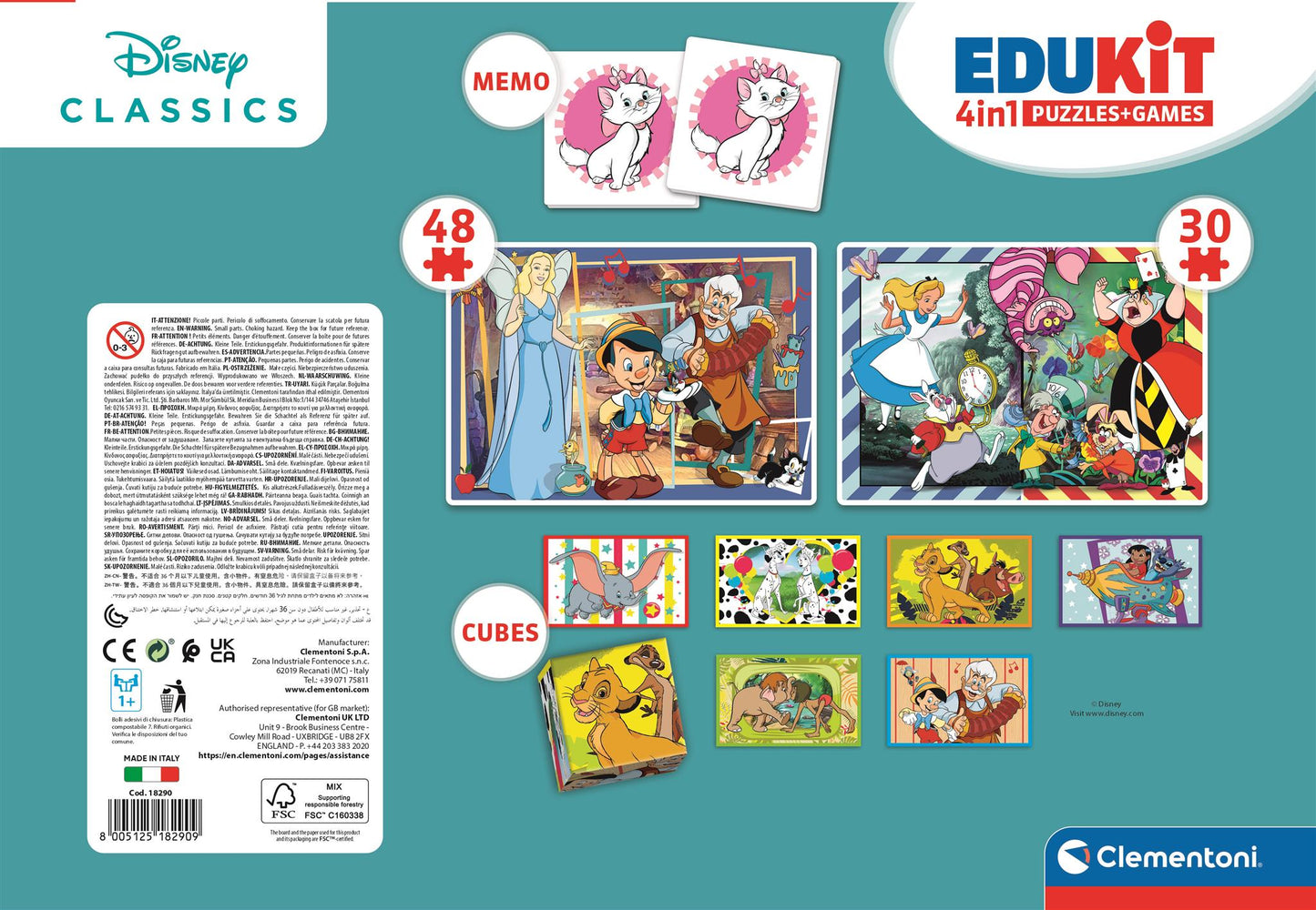 Edukit 4 in 1 - Disney Classics / 6
