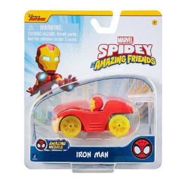 Masinuta din metal si figurina Miles Iron Man / 1