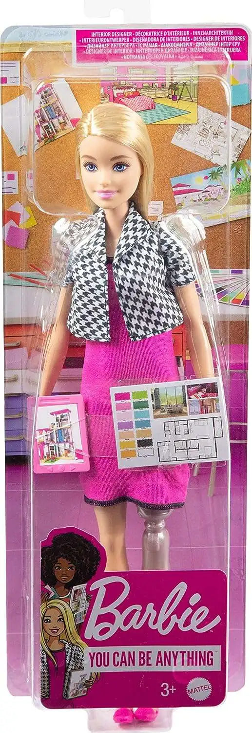 Papusa Barbie Interior Designer cu proteza de picior, 30 cm / 6